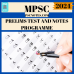 MIZORAM Prelims test-series and Notes Program-2024 Updated Notes and Tests
